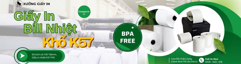 Giấy in bill K57 Giấy in bill K57