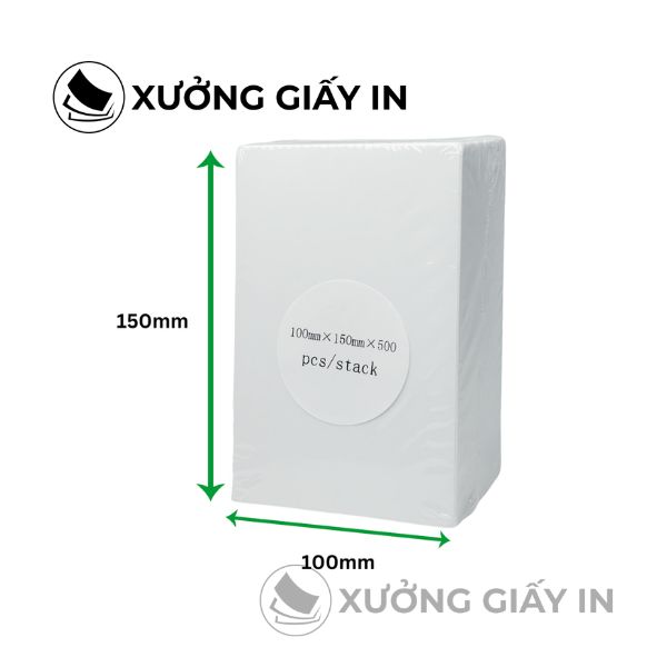 Decal nhiệt A6 dạng tệp 100x150mm – Tệp 500 Tem In Đơn Hàng TMĐT