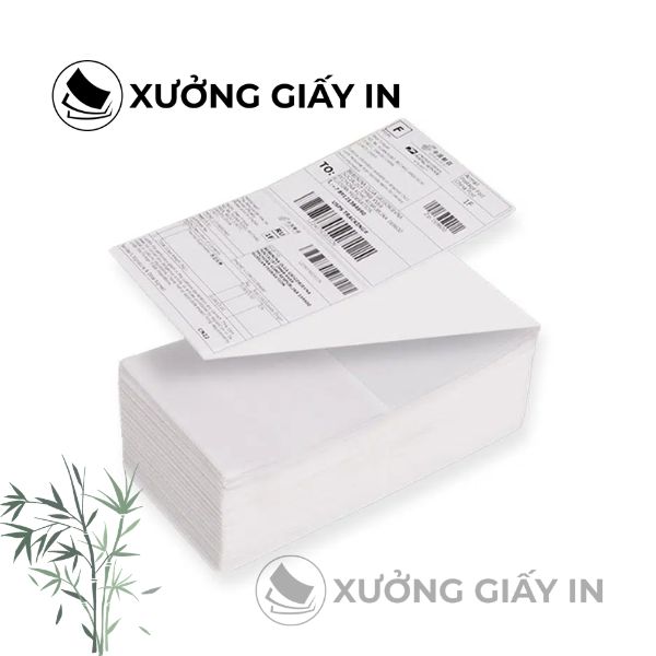 Giấy In Đơn Hàng 100x150mm – In Nhiệt Tem Vận Đơn Shopee, GHTK, Lazada, Tiki
