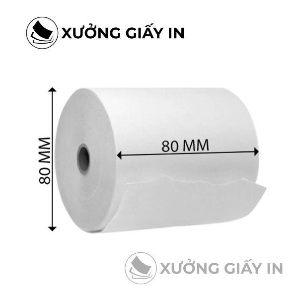 Giấy nhiệt in số thứ tự khám bệnh K80 - Giấy in phiếu khám, số chờ bệnh viện cao cấp