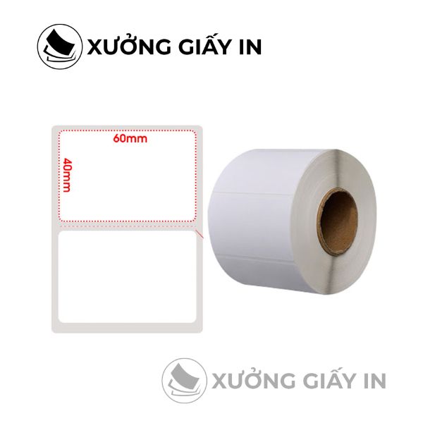 Decal nhiệt 60x40mm in tem dán gỗ CNC, tem cân điện tử cao cấp