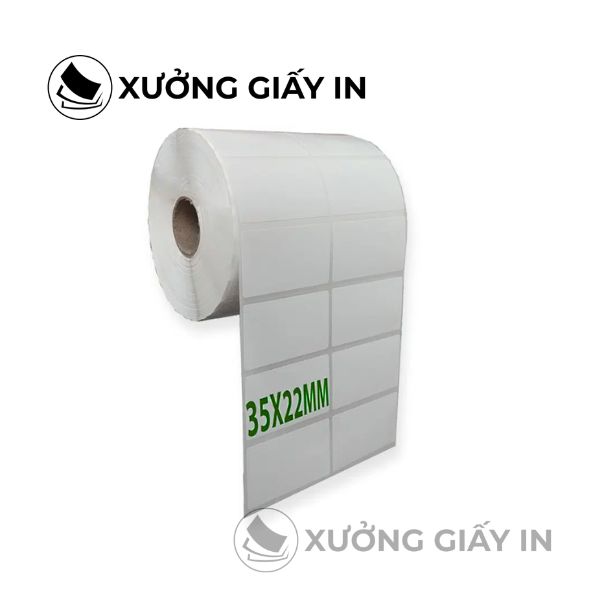 Decal nhiệt 2 tem 35x22mm cho máy in Xprinter XP-350B, 360B, 365B, 350BM, 330B