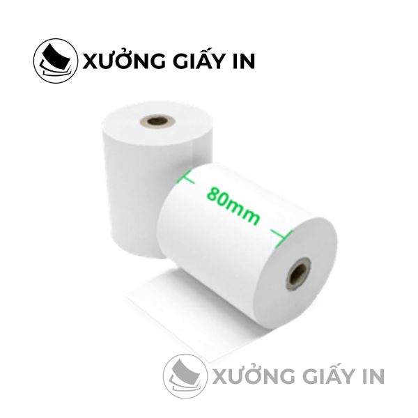 Giấy in bill cho máy in hóa đơn KiotViet & KPOS (K80) – Giấy in nhiệt chuyên dụng